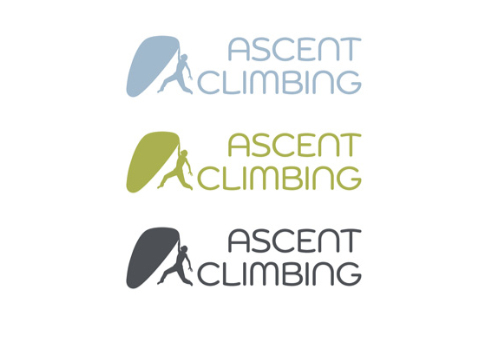 Ascent Climbing Logo Design